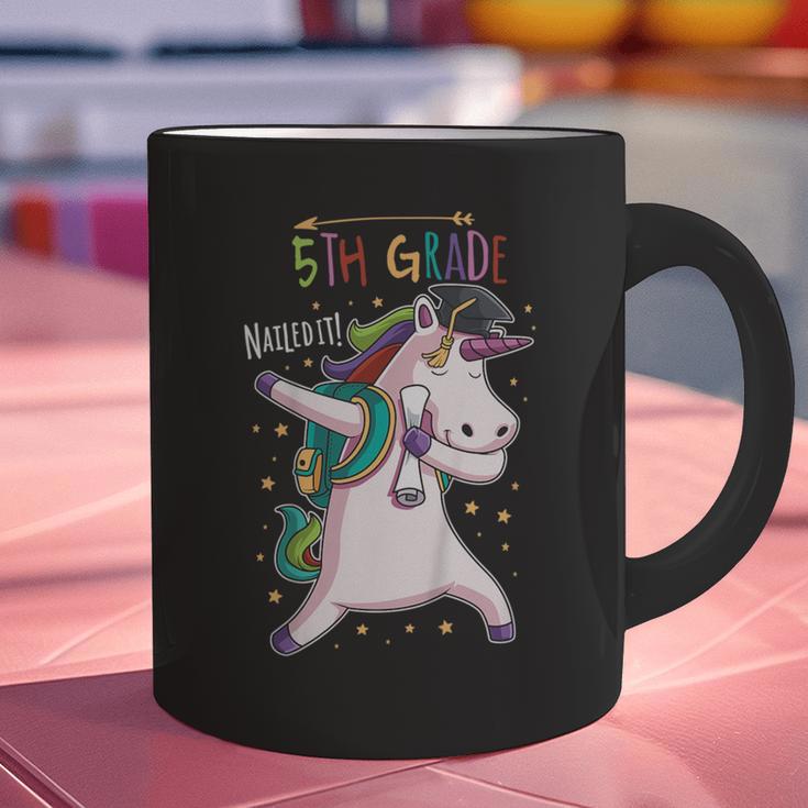 Kids Dabbing Unicorn Graduation 5th Grade Class Of 2019 Graphic Print Coffee Mug