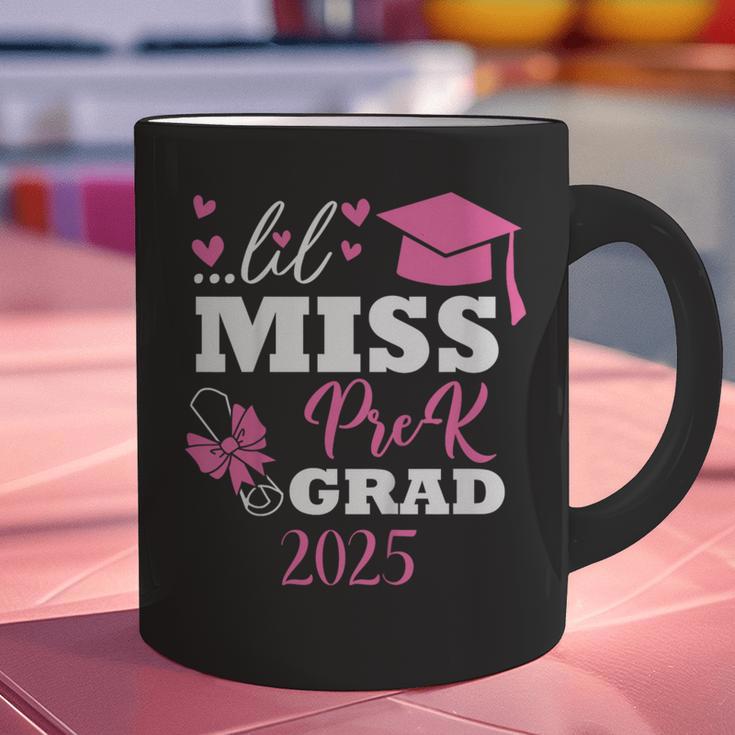Kids Little Miss Pre-K Grad Preschool Prek Graduation 2025 Graphic Print Coffee Mug