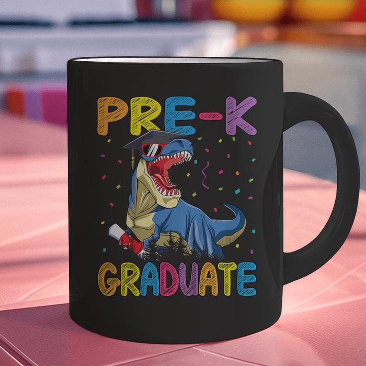 Kids Pre-K Graduate Dinosaur T-Rex Pre Kindergarten Graduation Graphic Print Coffee Mug