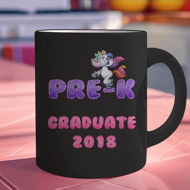 Kids Kids Pre-K PreSchool Unicorn GraduationShirt Graphic Print Coffee Mug