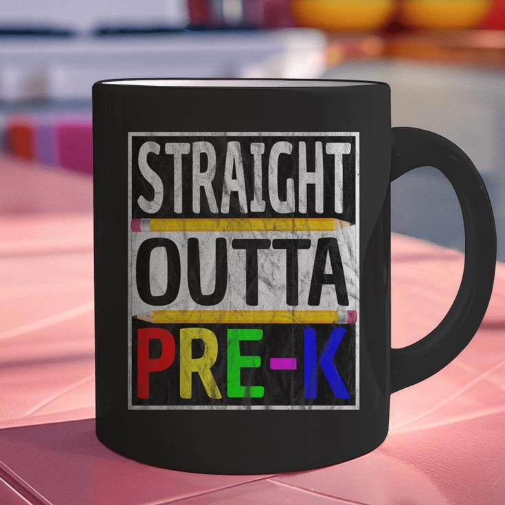 Kids Straight Outta Pre-K Graduation Graphic Print Coffee Mug
