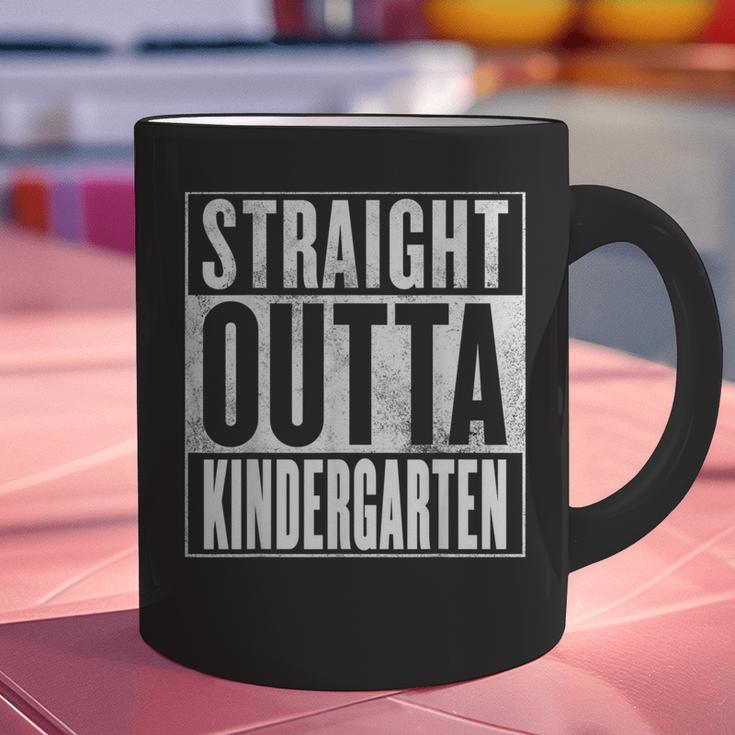 Kindergarten Graduation- Straight Outta Kindergarten Graphic Print Coffee Mug