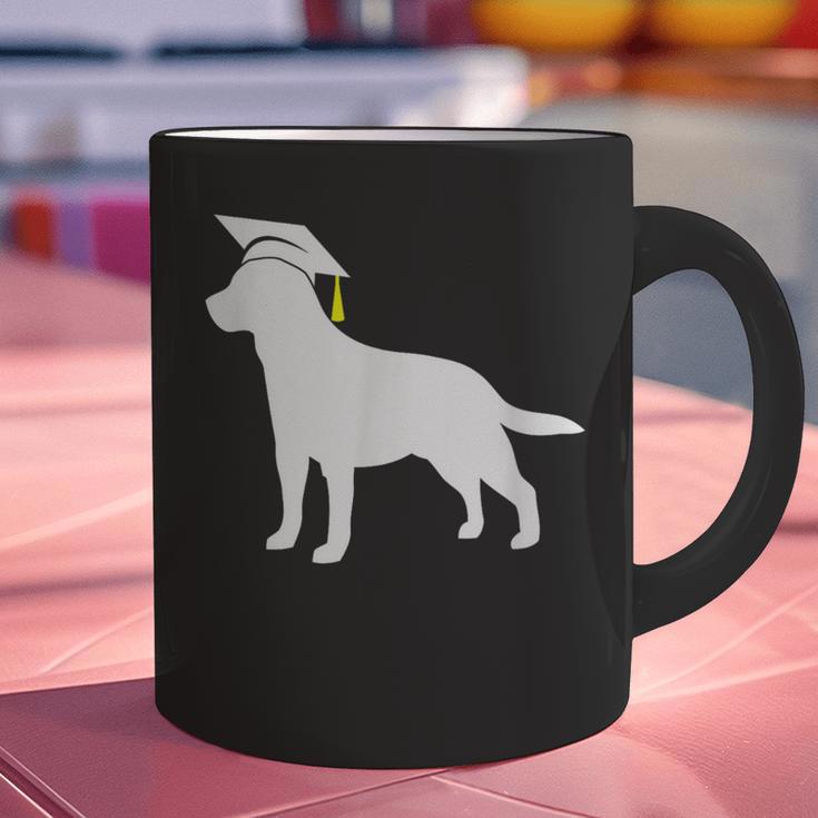 Labrador Retriever Graduation Dog Graduate For Men Women Kids Graphic Print Coffee Mug