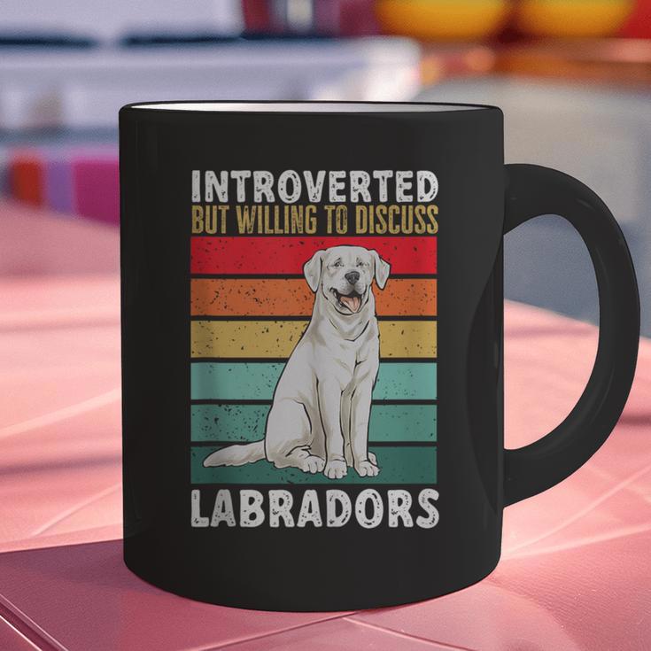 Labrador Retriever Introvert White Lab Graphic Print Coffee Mug Labrador Retriever Introvert White Lab Graphic Print Coffee Mug