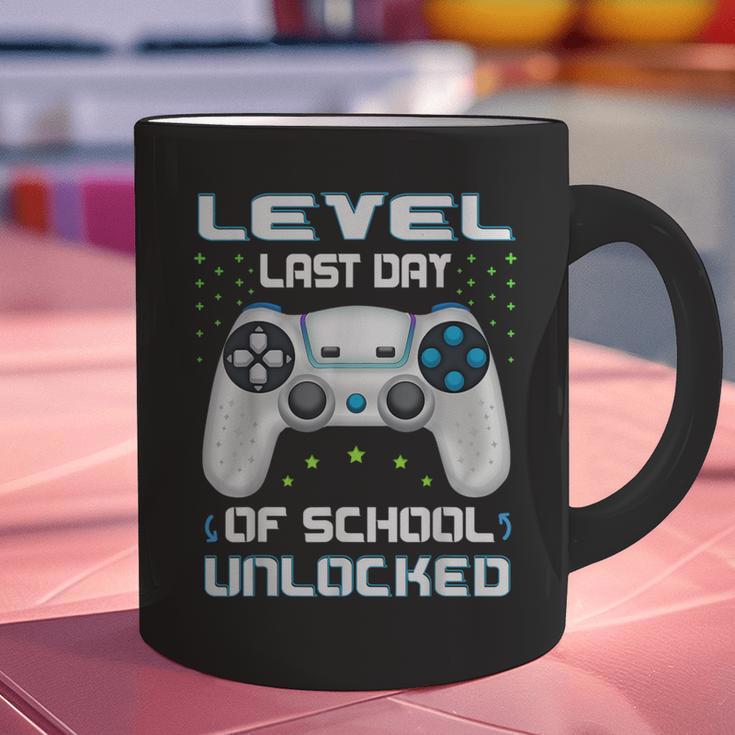 Last Days Of School Graduation Kindergarten Gamer Boys Kids Graphic Print Coffee Mug