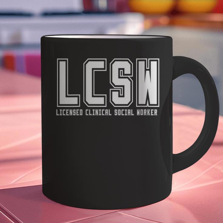 LCSW Licensed Clinical Social Worker Graduation Graphic Print Coffee Mug