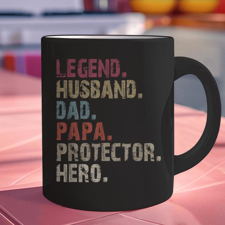Legend Husband Dad Papa Protector Hero For Dad Graphic Print Coffee Mug
