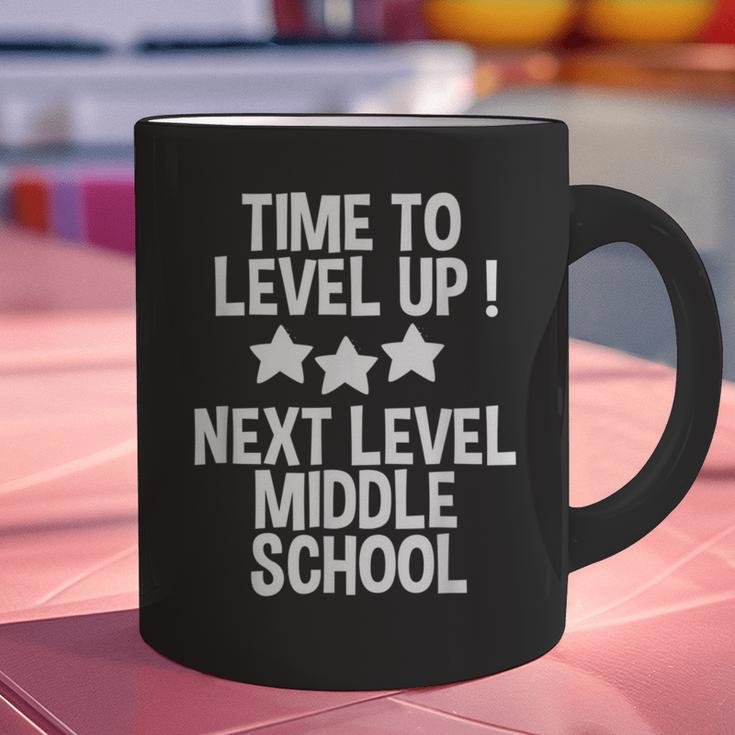 Level Up Middle School 5th Grade Graduation Party Graphic Print Coffee Mug