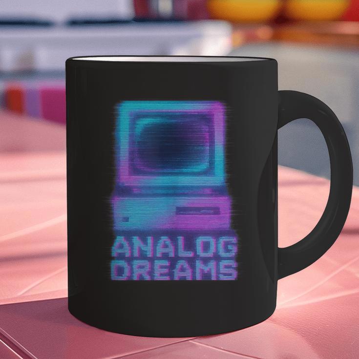Lofi Reverie Analog Dreams Pixel 90s Desktop VHS Nostalgia Graphic Print Coffee Mug