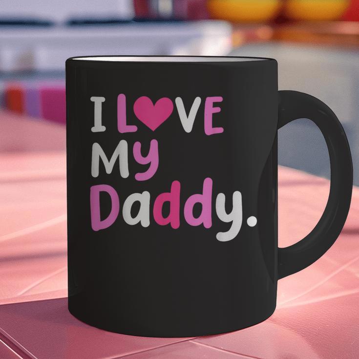 I Love My Daddy Best Dad Ever Father's Day Cool Kids Graphic Print Coffee Mug