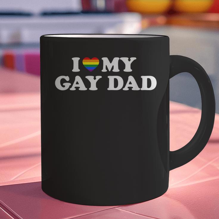 I Love My Gay Dad Graphic Print Coffee Mug
