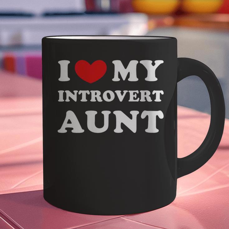 I Love My Introvert Aunt I Heart My Introvert Aunt Graphic Print Coffee Mug I Love My Introvert Aunt I Heart My Introvert Aunt Graphic Print Coffee Mug