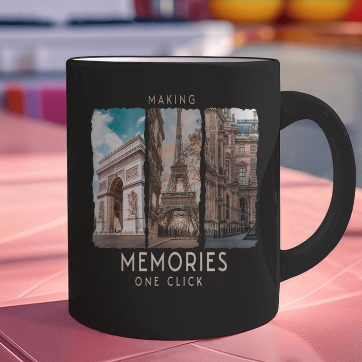 Making Memories In Paris Photo Nostalgia Travel Humor Graphic Print Coffee Mug Making Memories In Paris Photo Nostalgia Travel Humor Graphic Print Coffee Mug