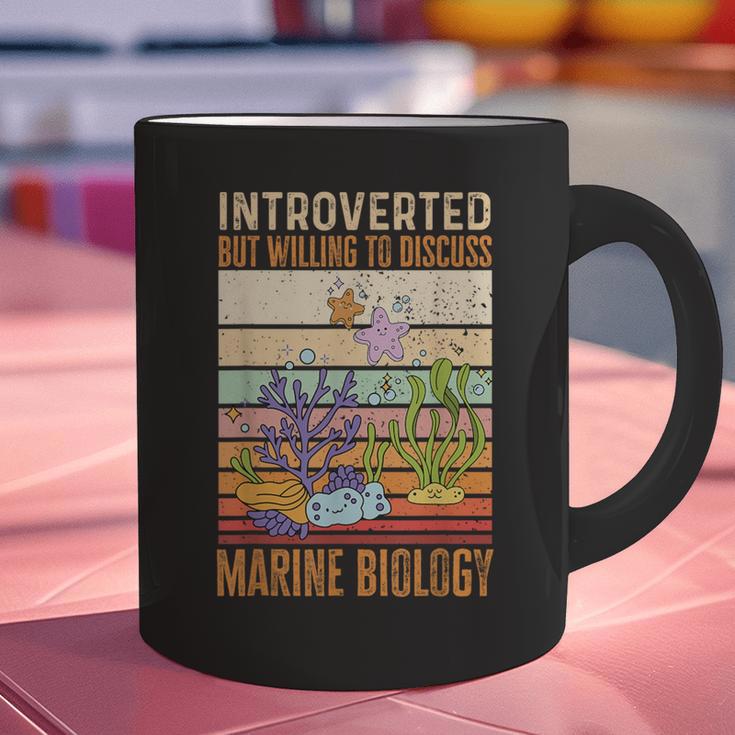 Marine Biology Ocean Introvert Marine Biologist Graphic Print Coffee Mug