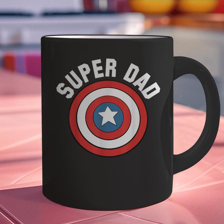 Marvel Father's Day Super Dad Captain America Shield Graphic Print Coffee Mug Marvel Father's Day Super Dad Captain America Shield Graphic Print Coffee Mug