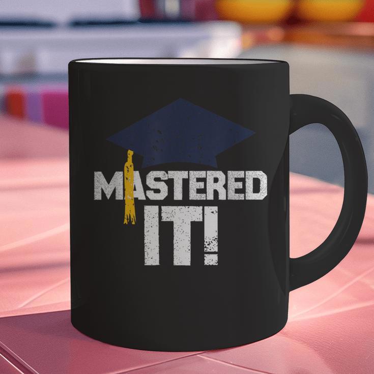 Mastered ItShirt Graduation Men Graduate Graphic Print Coffee Mug