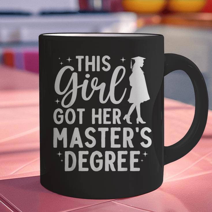 Masters Degree Art For Women Girls Masters Degree Graduation Graphic Print Coffee Mug
