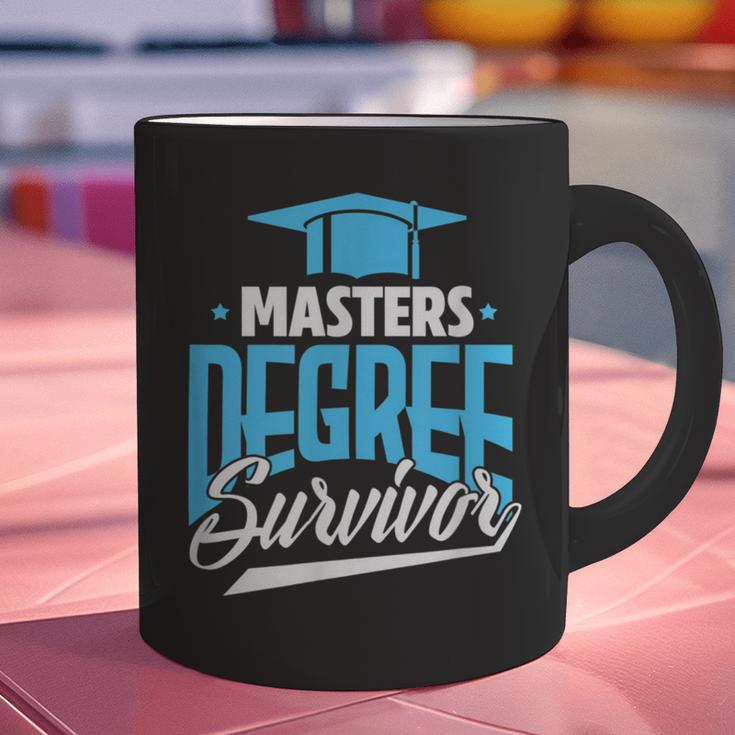 Master's Degree Graduation Masters Degree Survivor Graphic Print Coffee Mug