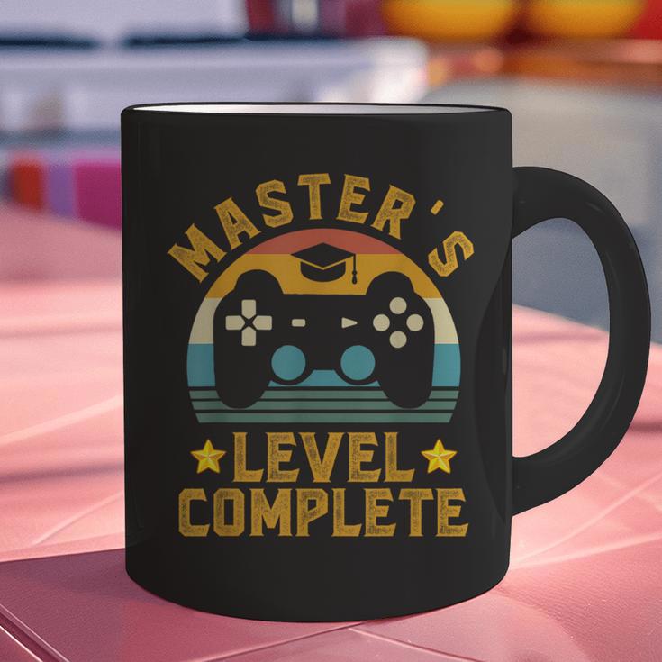 Master's Level Complete Vintage Video Gamer Graduation Graphic Print Coffee Mug