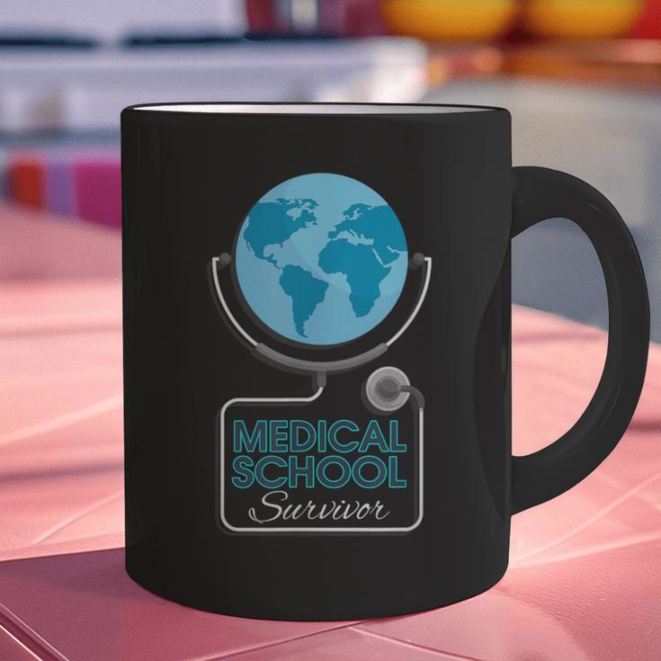 Medical School Survivor Med Graduation Graphic Print Coffee Mug