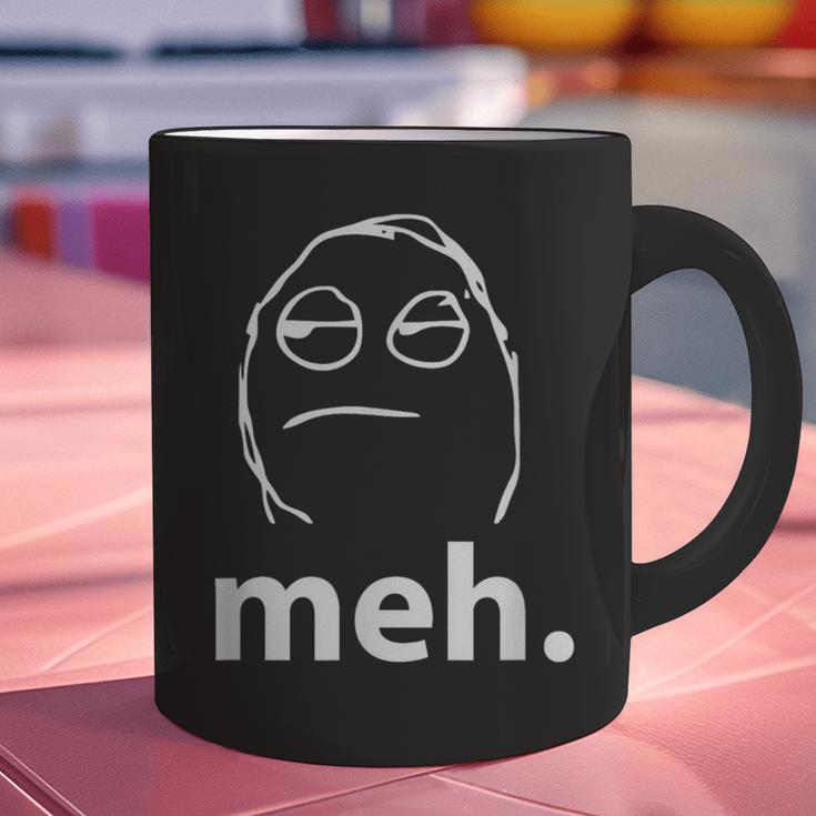 Meh Shirt Teacher Idea College Geek Graduation Tshirt Graphic Print Coffee Mug