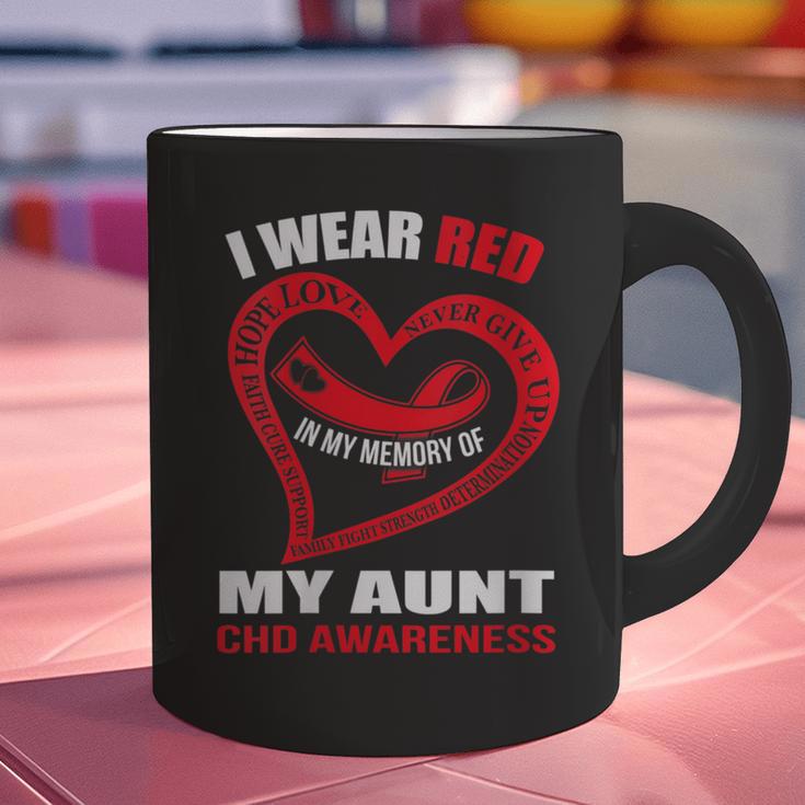 In My Memory Of My Aunt CHD AWARENESS Graphic Print Coffee Mug In My Memory Of My Aunt CHD AWARENESS Graphic Print Coffee Mug