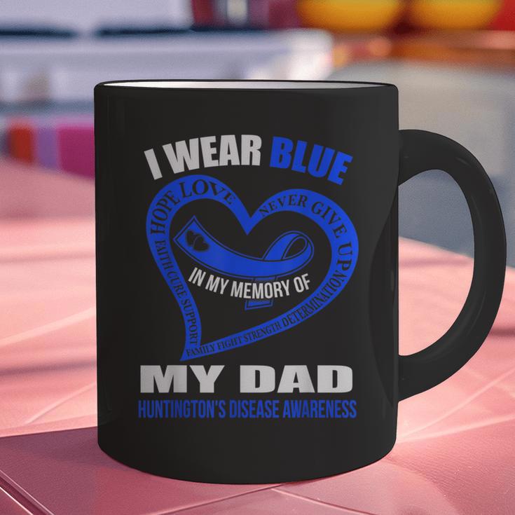 In My Memory Of My Dad HUNTINGTON'S DISEASE AWARENESS Graphic Print Coffee Mug