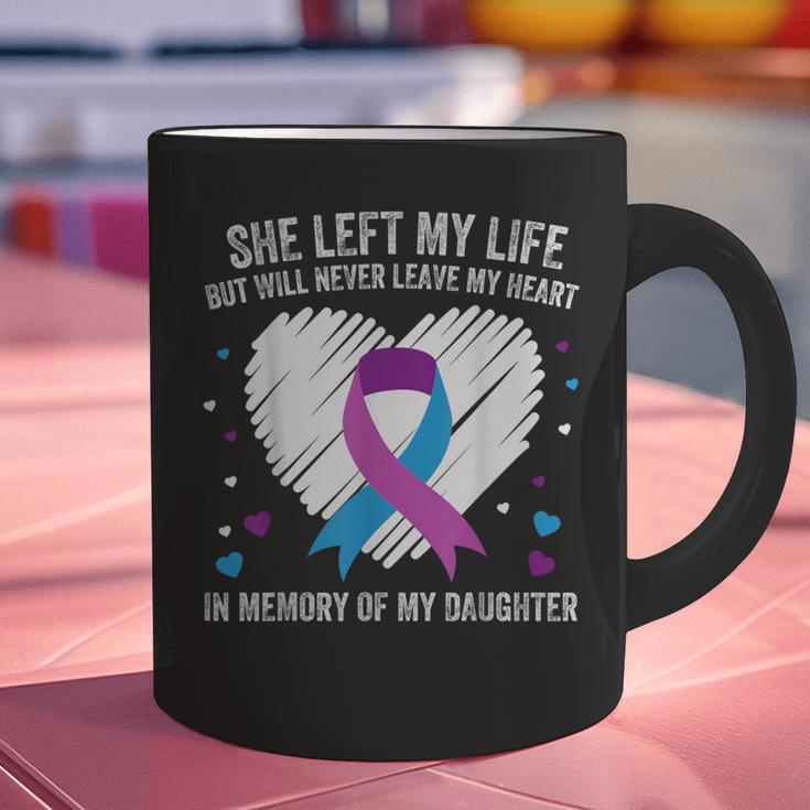 In Memory Of My Loving Daughter Suicide Prevention Awareness Graphic Print Coffee Mug In Memory Of My Loving Daughter Suicide Prevention Awareness Graphic Print Coffee Mug