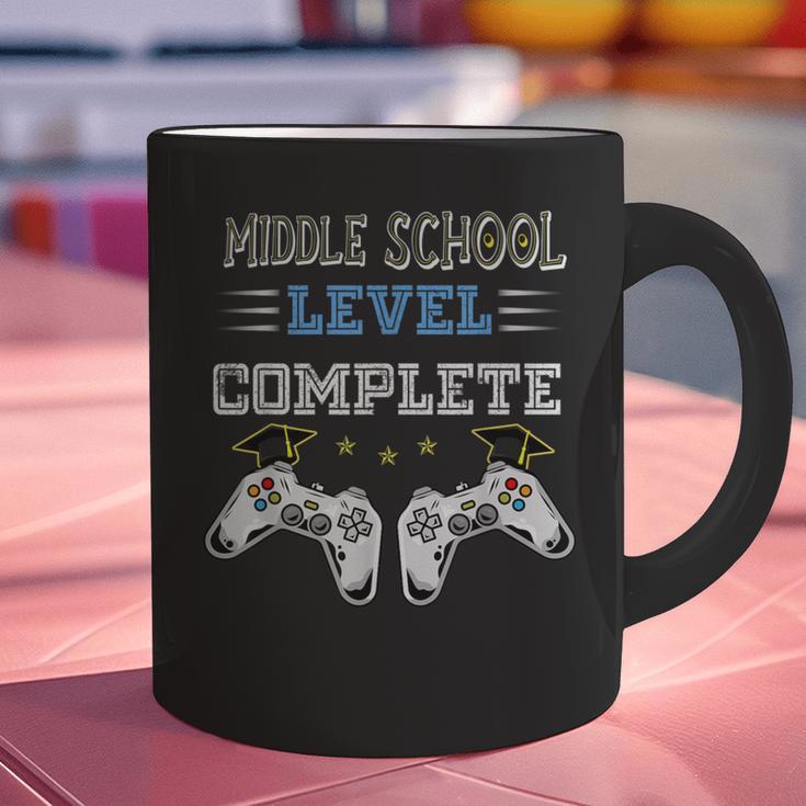 Middle School Level Complete Gaming Class Of 2022 Graduation Graphic Print Coffee Mug