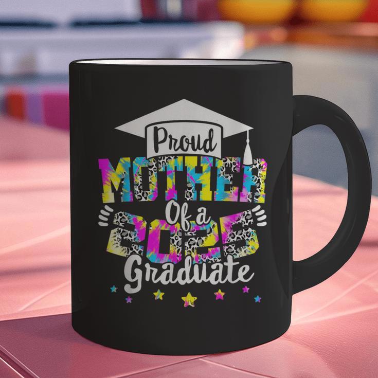 Mother Of a 2025 Graduate Tie Dye Class Senior Graduation 25 Graphic Print Coffee Mug