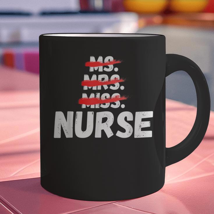 MsMrs Miss NURSE Nursing Graduation Graphic Print Coffee Mug