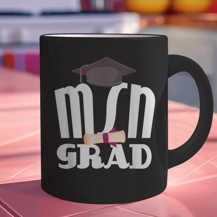 MSN Masters Graduation Men Women Son Daughter Graphic Print Coffee Mug