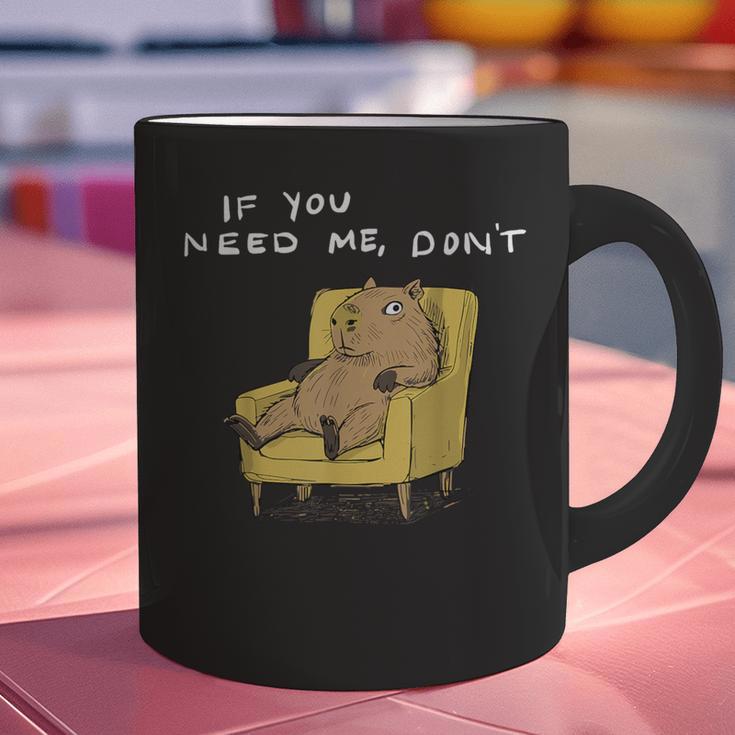 If You Need Me Don’t Introvert Capybara Sarcastic Graphic Print Coffee Mug If You Need Me Don’t Introvert Capybara Sarcastic Graphic Print Coffee Mug