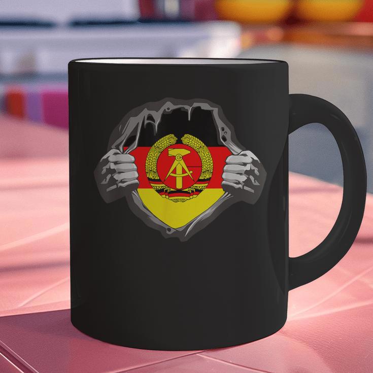 Nostalgia Chest Flag GDR Graphic Print Coffee Mug