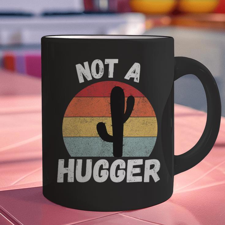 Not A Hugger Cactus Introvert Antisocial Graphic Print Coffee Mug