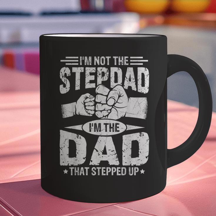 Not The Stepdad Dad That Stepped Up Fathers Day 2025 Graphic Print Coffee Mug