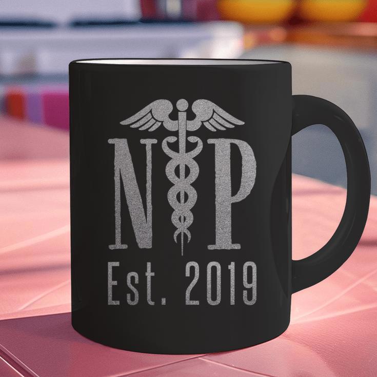 Nurse Practitioner Graduation Caduceus NP Degree 2019 Graphic Print Coffee Mug