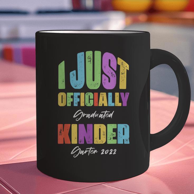 I Officially Graduated Kindergarten Graduation Class Of 2022 Graphic Print Coffee Mug
