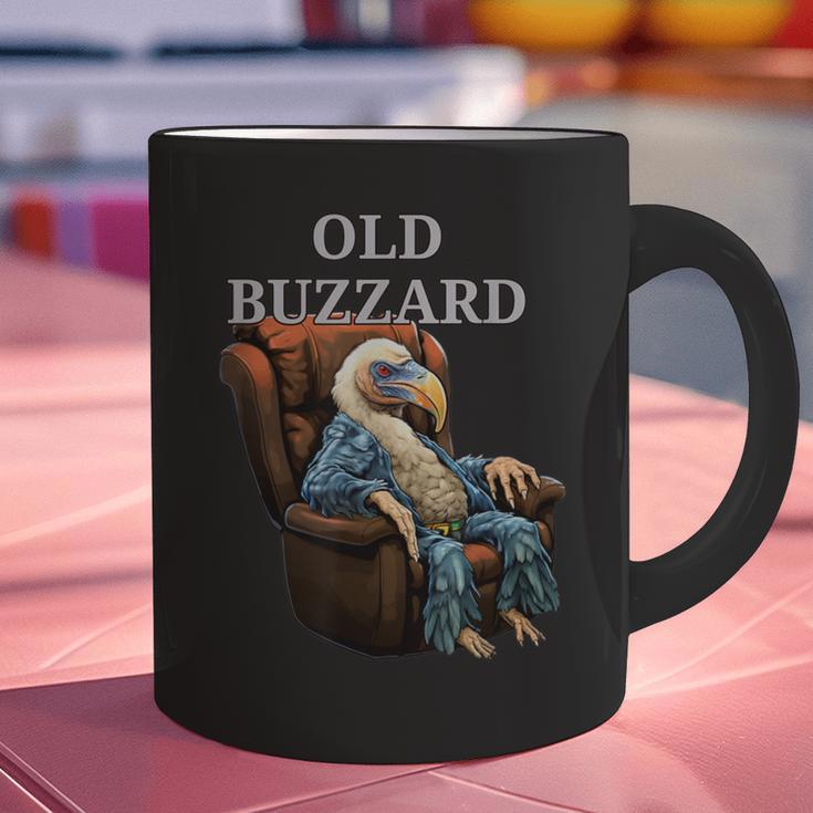 Old Buzzard Bird Old Man Grandpa Recliner Dads Joke Graphic Print Coffee Mug