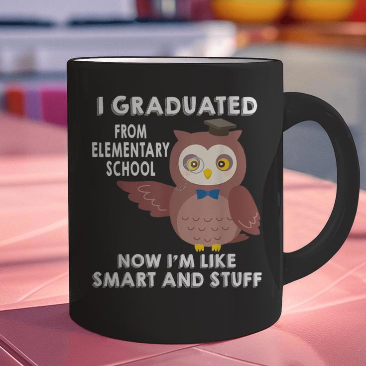 Owl Elementary Graduation Shirt-6th Grade Graduation Graphic Print Coffee Mug