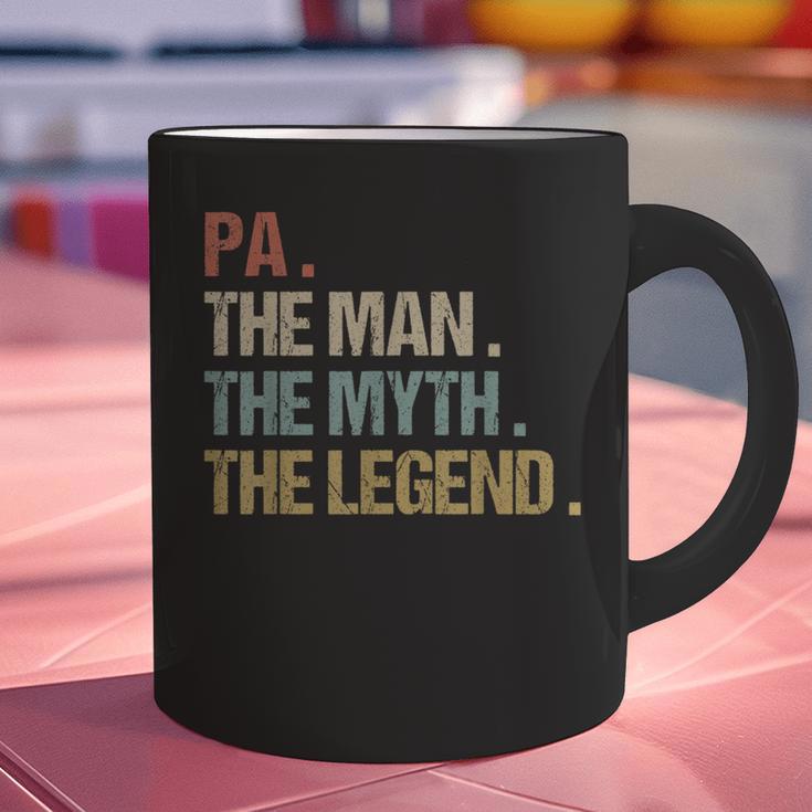 Pa The Man Myth Legend Shirt Father Dad Graphic Print Coffee Mug