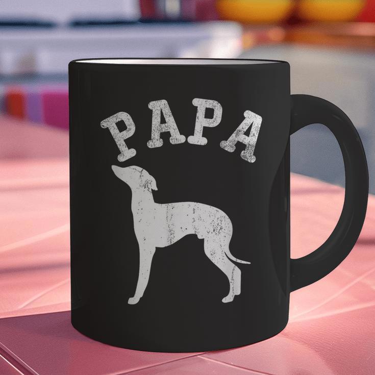 Papa ITALIAN GREYHOUND For Dad Graphic Print Coffee Mug