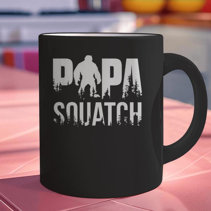 Papa Squatch For Dad Sasquatch Fathers Day Graphic Print Coffee Mug