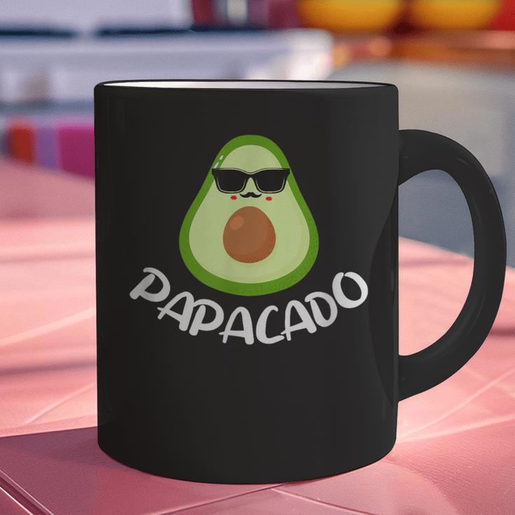Papacado Avocado Dad Daddy Father's Day Graphic Print Coffee Mug Papacado Avocado Dad Daddy Father's Day Graphic Print Coffee Mug