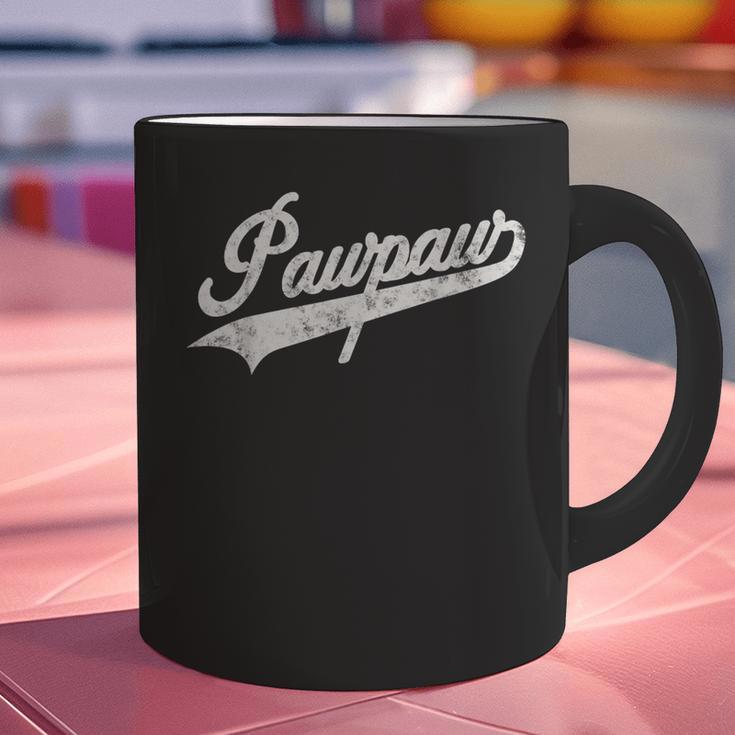 Pawpaw Vintage Retro Style For Dad Grandpa Graphic Print Coffee Mug