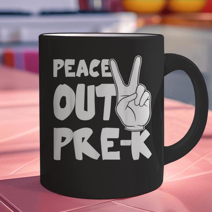 Peace Out Pre-K Great Class Of 2019 Graduation T-Shirt Graphic Print Coffee Mug