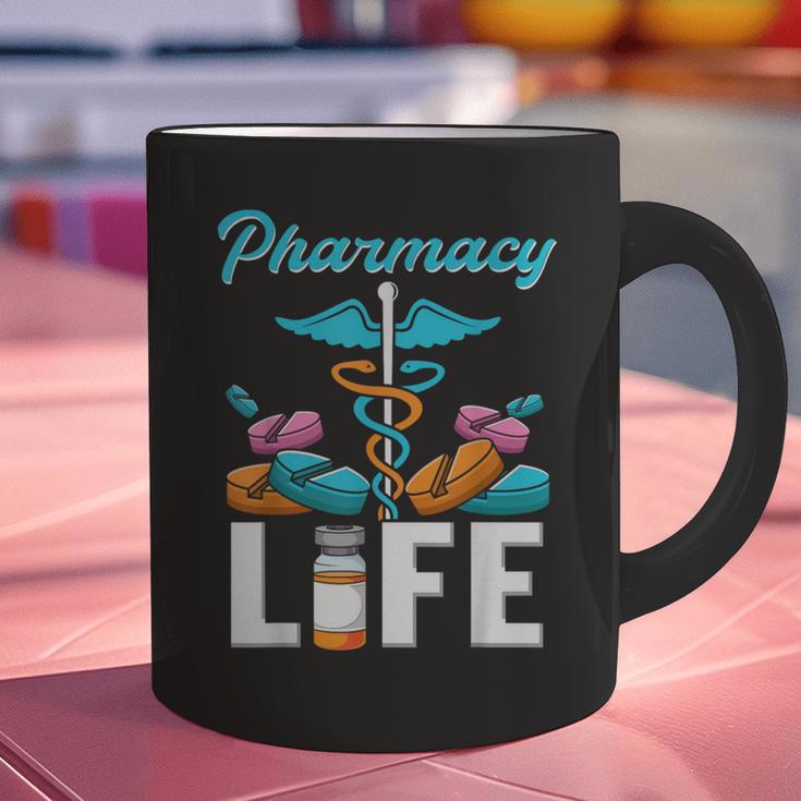 Pharmacy Life Pharmacist Chemist Student PharmD Graduation Graphic Print Coffee Mug
