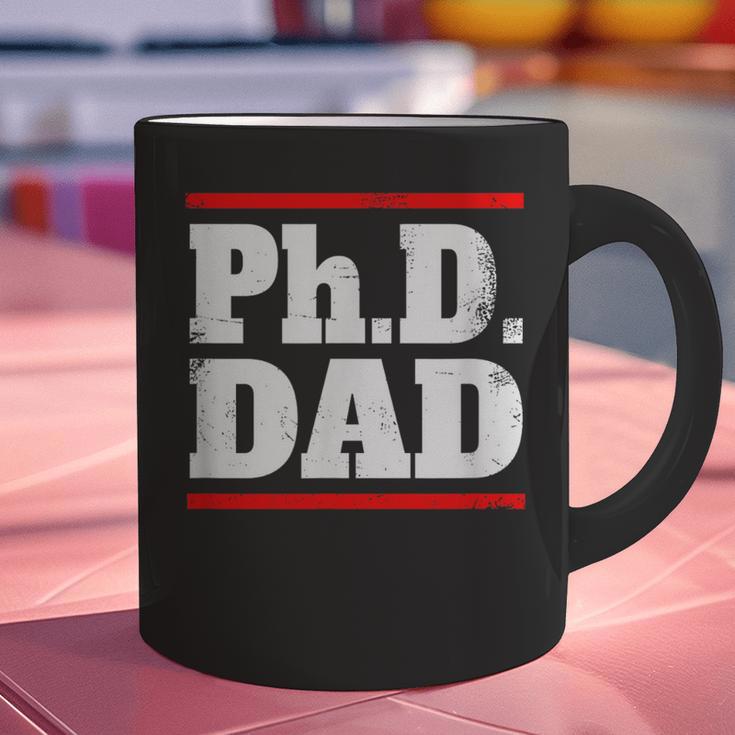 PHD DAD Shirt Doctorate Graduation Fathers Day Graphic Print Coffee Mug