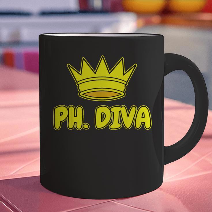 PhD Graduation Ph Diva t Shirt Phdiva Phd t Graphic Print Coffee Mug