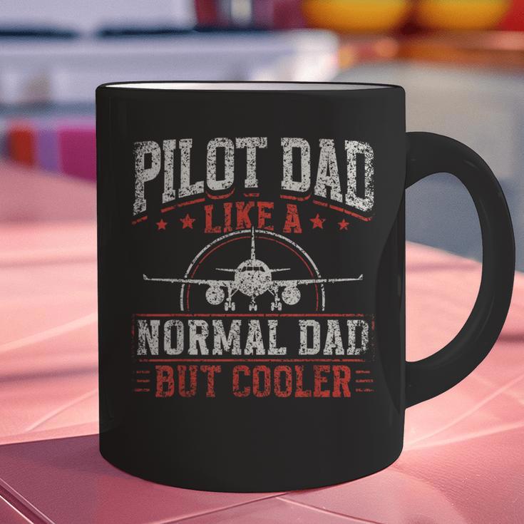 Pilot Dad Like A Normal Dad But Cooler Plane Aviator Pilot Graphic Print Coffee Mug Pilot Dad Like A Normal Dad But Cooler Plane Aviator Pilot Graphic Print Coffee Mug